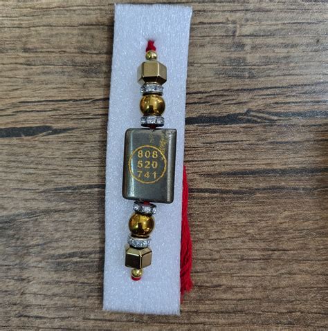 Real Pyrite Stone Raksha Sutra Rakhi Bracelet – Kalyanastrogems