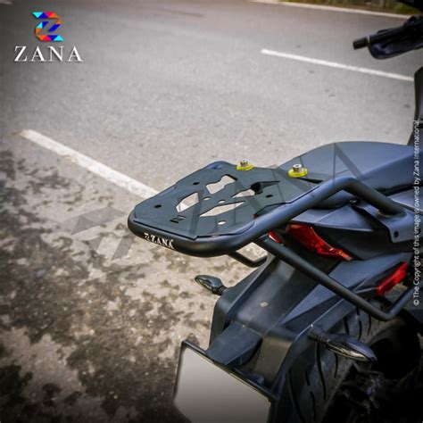ZANA W TOP RACK WITH NEW PLATE COMPATIBLE WITH PILLION BACKREST TEXTUR ...