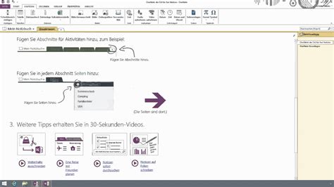 Image result for OneNote 2016 Tutorial Deutsch