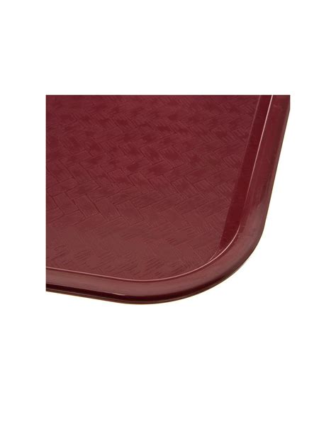 Azafate de Servicio de Polipropileno de 14 x 18 Pulgadas de Color Vino ...