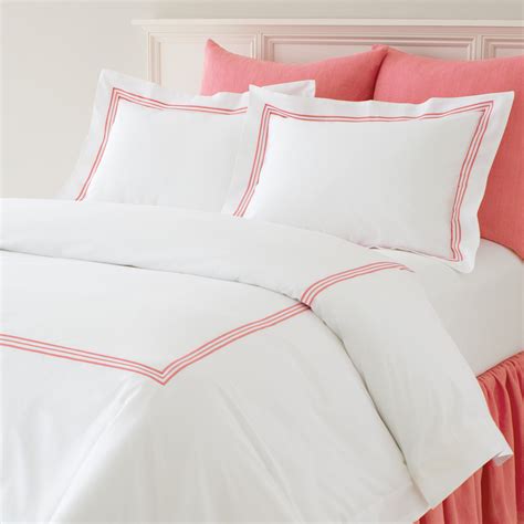 Pine Cone Hill Trio Coral Bedding | Gracious Style