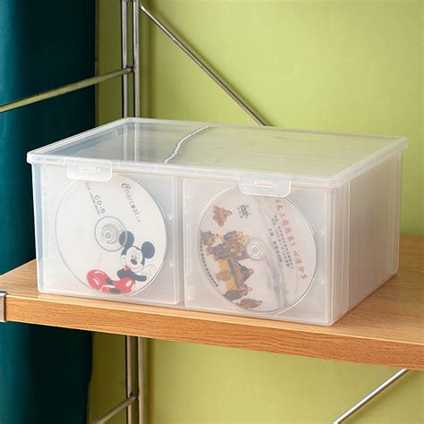 日本进口cd收纳盒家用dvd收纳碟片ps4/5光盘盒漫画专辑整理收纳箱-淘宝网