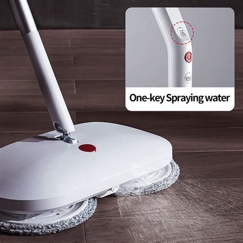 Buy REECOO Electric Spin Mop - Auto Cleaning Cordless Floor Mop with 4 ...