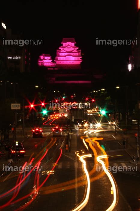 【ピンクリボンキャンペーンの姫路の夜】の画像素材(31557550) | 写真素材ならイメージナビ