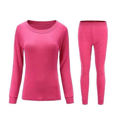 100% Merino Wool Thermal Underwear for Women Low MOQ Ladies Base Layers ...