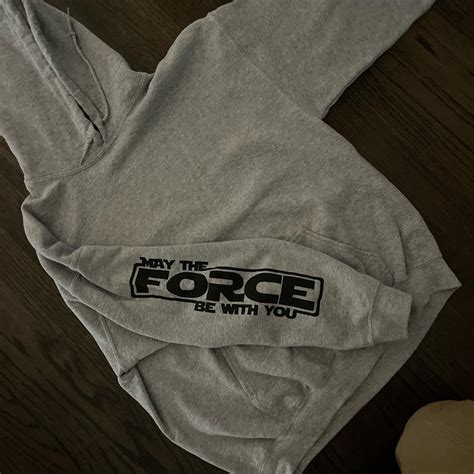 Large grey Star Wars hoodie, Like new, no marks or... - Depop