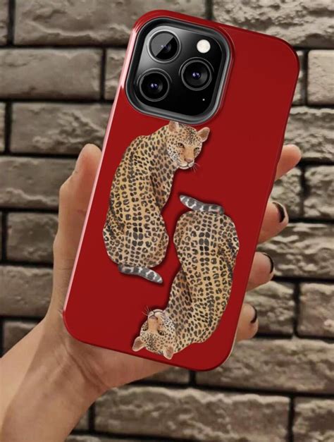 Y2K Cheetah Phone Case Leopard Print Phone Case Mob Wife Aesthetic ...