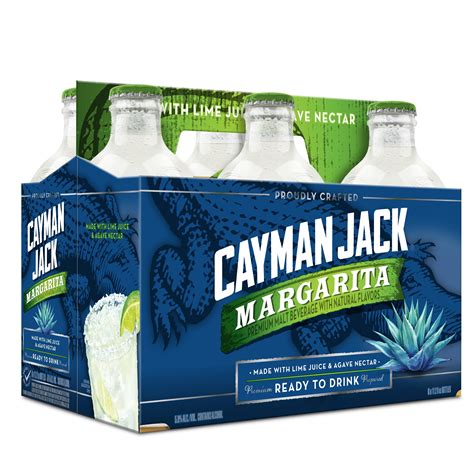 Cayman Jack Margarita, 6 Pack, 11.2 fl oz Bottles, 5.8% ABV - Walmart.com