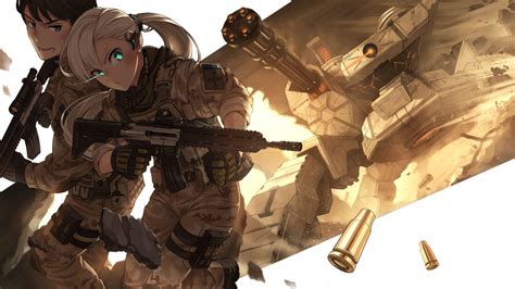 Anime With Guns Wallpapers - Wallpaper Cave