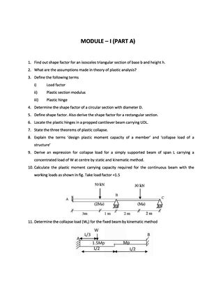 SA2- M1 part 2 - CET302 Structural analysis 2 - Structural Analysis 2 ...
