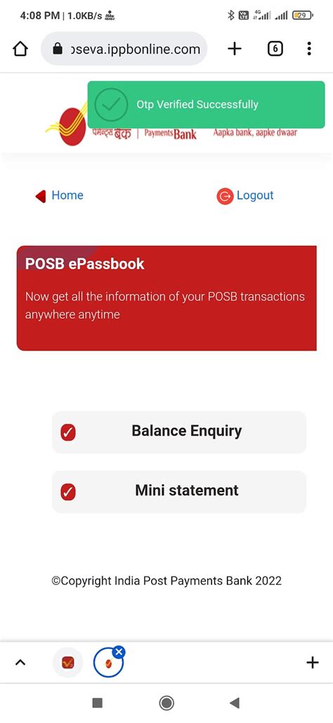 Step by step Procedure for Mini Statement and Balance Enquiry :: E ...