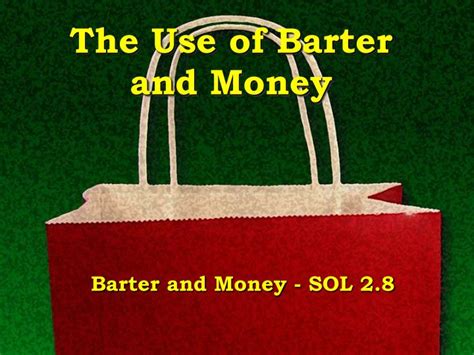 Barter Money. Examples 的图像结果