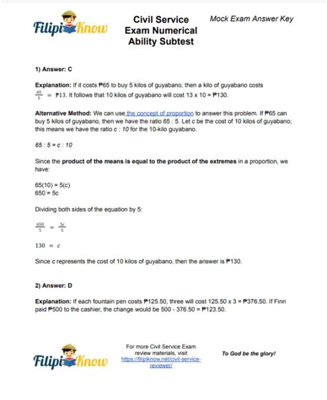 Image result for Civil Service Exam Basic of Math