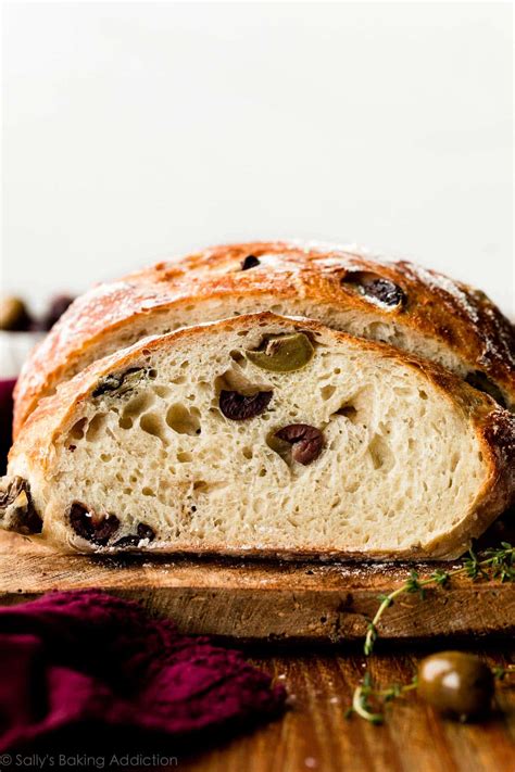 Easy Olive Bread Recipe (No Knead) - Sally's Baking Addiction