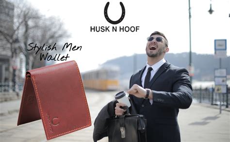Buy Husk N Hoof RFID Protected Leather Wallet for Men | Mens Wallet ...