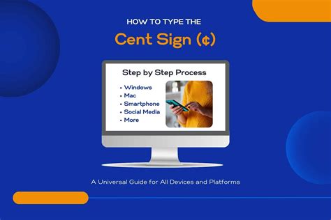 How to Type the Cent Sign (¢): A Universal Guide for All Devices and ...