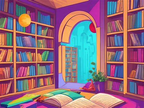 Image result for Library Book Animation