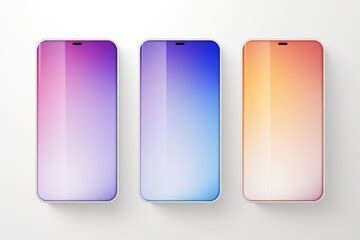 Gradient mobile frame with soft highlights mobile frame frame template ...