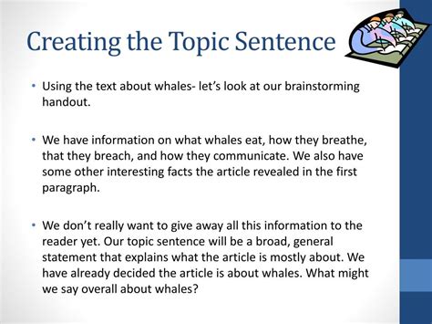 Topic Sentence for Informative Writing 的图像结果