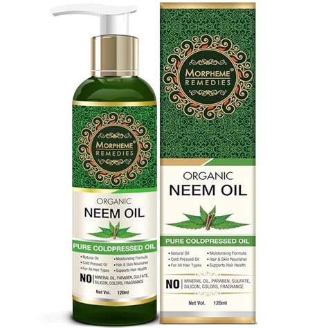 Buy Morpheme Remedies Pure Organic Neem Oil (ColdPressed & Undiluted ...