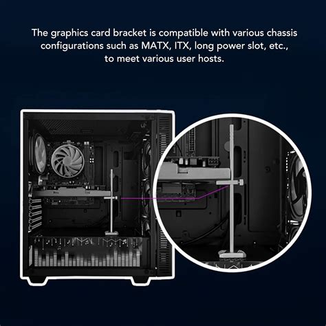 Buy Zunate Graphics Card Bracket, GPU Holder Brace GPU Support Video ...