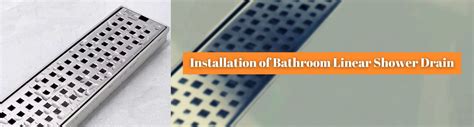Why Installation of Linear Shower Drain Best for Bathroom? – Ruhe