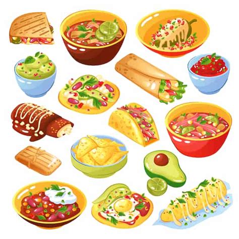 mexican food #3407051 | Clipart Library
