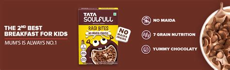Tata Soulfull Ragi Bites No Maida Choco, 375g : Amazon.in: Grocery ...