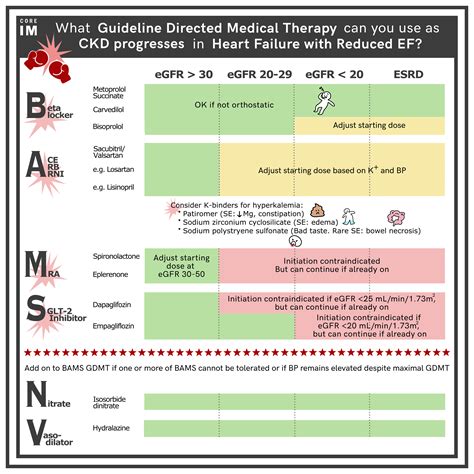 Guideline Directed Medical Therapy Part II: 5 Pearls Segment | Core IM ...