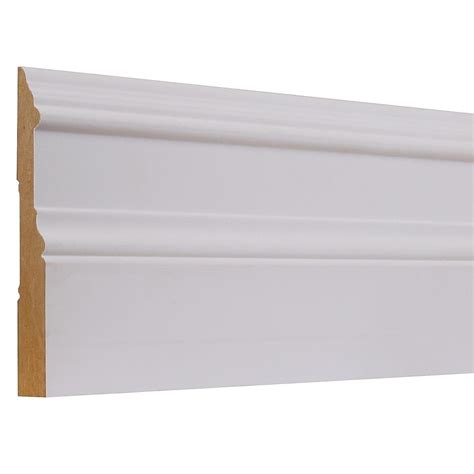 Empire Moulding & Millwork 19/32-in 16-ft Primed Baseboard Moulding in ...