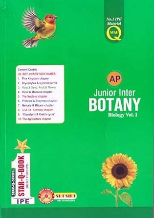AP Star Q Intermediate 1st Year Botany Study Material IPE 2025-26 ...