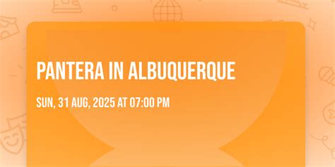 Pantera in Albuquerque, Isleta Amphitheater, South Valley, 31 August ...