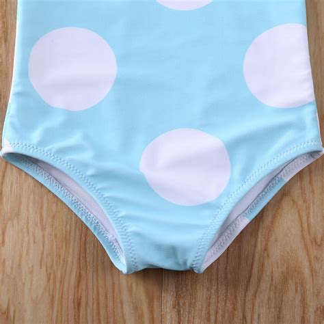 Kids Baby Girls Polka Dot Leotard One-Piece Swimwe... – Vicedeal