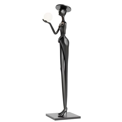 Greeter Art Floor Lamp 3d model Download Maxve