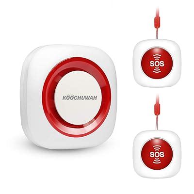 Buy GSM Wireless Caregiver Pager Emergency Alarm Button Patient Help ...
