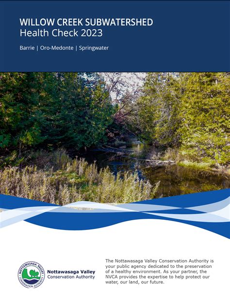 Watershed Health Checks - The Nottawasaga Valley Conservation Authority