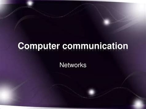 Image result for Slide Model for Communication Between Computer