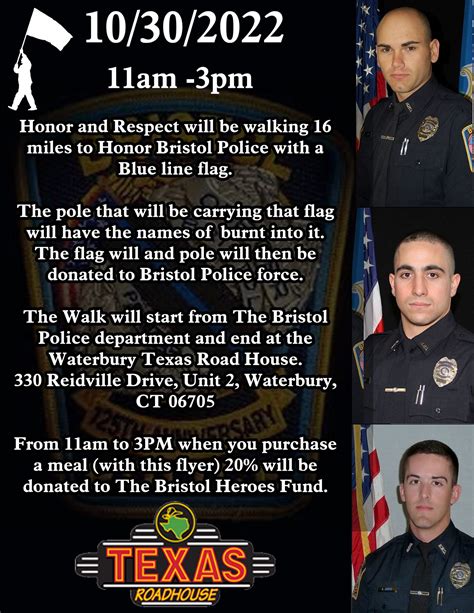 'Honor and Respect' to walk 16 miles to honor fallen Bristol police ...