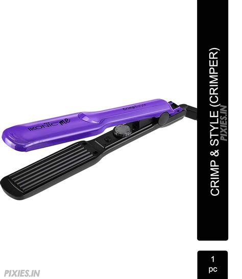 Buy Ikonic Professional CRIMP & STYLE Crimper Purple Online in India at ...