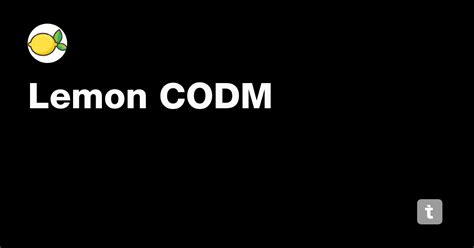 Lemon CODM — Teletype