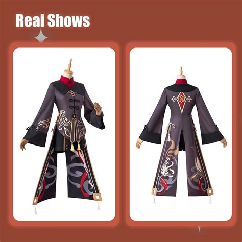 Buy Yilisclothing Hu Tao Cosplay Costume, Cosplay Costume for Genshin ...