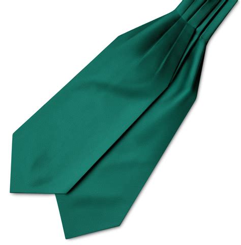 Cravate Ascot en tissu gros-grain vert émeraude | En stock! | Trendhim