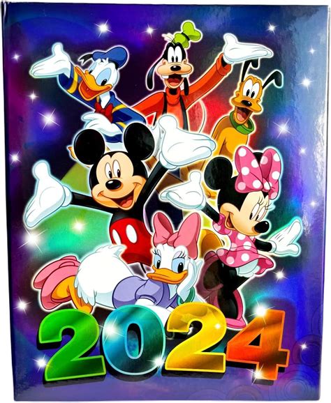 Disney Exclusive Mickey Mouse and Gang Dated 2024 Photo Album 8.5" x 7 ...
