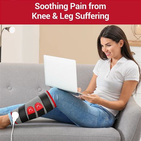 Snapklik.com : Comfytemp Heating Pad For Leg Pain & Cramps Relief, Wearable Knee Heating Pads ...