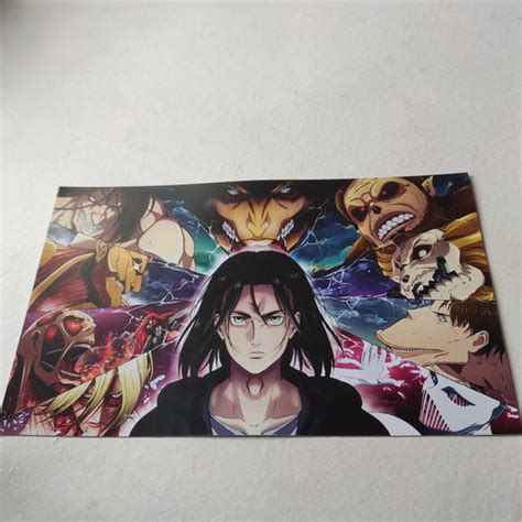 300gsm Wall Posters starting at just Rs.50 for A4 size – tagged "Attack ...