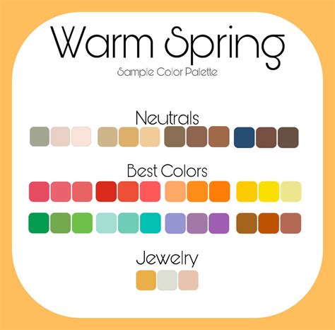 Warm Spring Palette