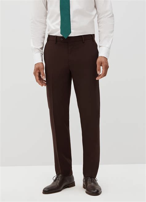 Men's Brown Dress Pants | Made-to-Order Suits for Weddings & Events