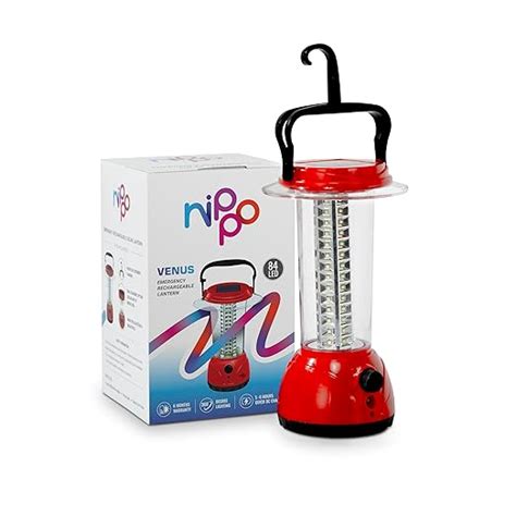 Nippo Venus Rechargeable Emergency Lantern | Dual Charging Mode ...