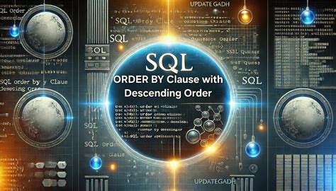 Image result for SQL Descending Order Query