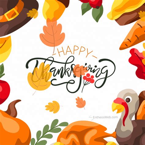 Animated Thanksgiving Sayings Happy Thanksgiving Wishes Gif